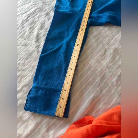 Blue Button-Up Women's Top - Picture 4 of 10